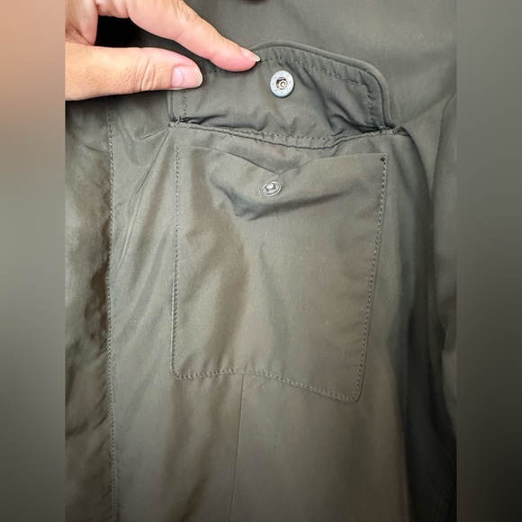 TOMMY BAHAMA Urban Paradise Field Jacket Coat Green Brown Pockets Waterproof - Picture 5 of 16